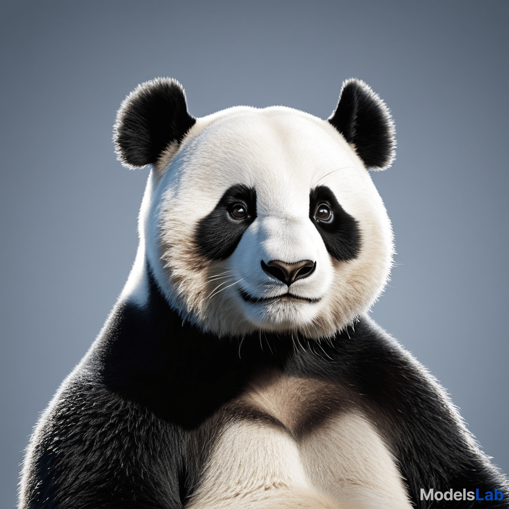  high res cgi image of a panda similar to the style of pixar movie inside out. make the panda smile and look adorable, with a completely white background hyperrealistic, full body, detailed clothing, highly detailed, cinematic lighting, stunningly beautiful, intricate, sharp focus, f/1. 8, 85mm, (centered image composition), (professionally color graded), ((bright soft diffused light)), volumetric fog, trending on instagram, trending on tumblr, HDR 4K, 8K