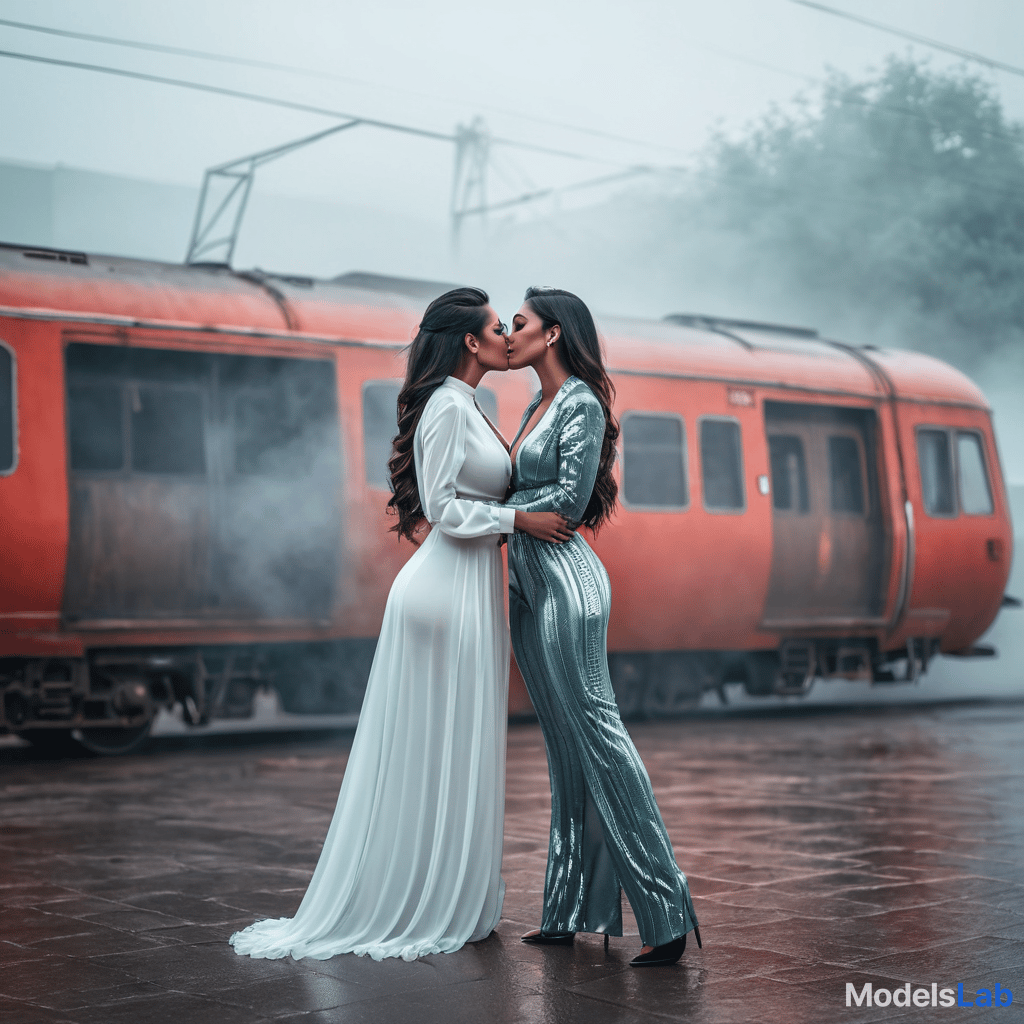  ahmed kiss girls hyperrealistic, full body, detailed clothing, highly detailed, cinematic lighting, stunningly beautiful, intricate, sharp focus, f/1. 8, 85mm, (centered image composition), (professionally color graded), ((bright soft diffused light)), volumetric fog, trending on instagram, trending on tumblr, HDR 4K, 8K