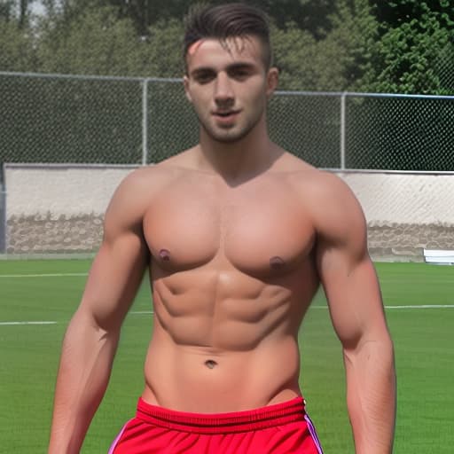  Hungarian footballer queer brunette hunk dude workout