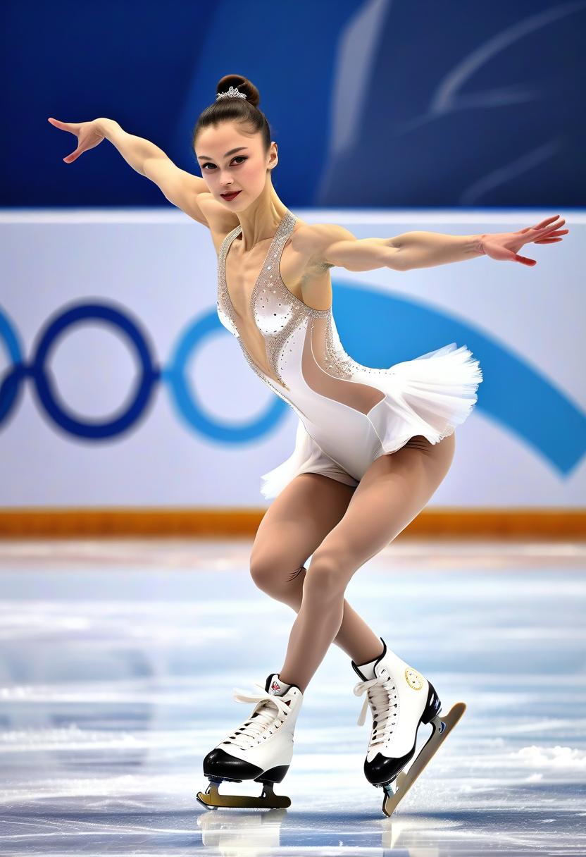  hdr photo of , full nacked, in white shoes is skating in an olympic, dynamic skating, nadya rusheva, siona shimshi, elina karimova, martina fackova, anastasia ovchinnikova, maria panfilova, karolina mings, inspired by ma yuanyu, alina ivanchenko, alexandra fomina, inspired by zhou wenjing, beautiful and graceful, viktoria gavrilenko, angelina stroganova, ma yuanyu, masha krasnova, perfect dynamic posture, tatiana hordiienko, silvia dimitrova . high dynamic range, vivid, rich details, clear shadows and highlights, realistic, intense, enhanced contrast, highly detailed, perfect hands, film photography style