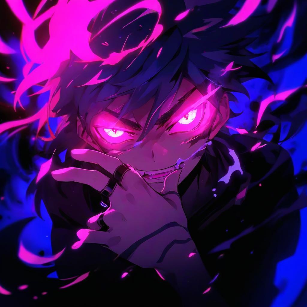  anime artwork a shadow of a man with glowing eyes, surrounded by a vibrant teal energy aura, dark anime style . anime style, key visual, vibrant, studio anime, highly detailed