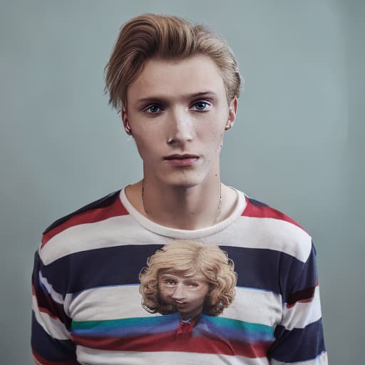 portrait+ style Czech Republic LGBT queer twink blonde hunk dude face