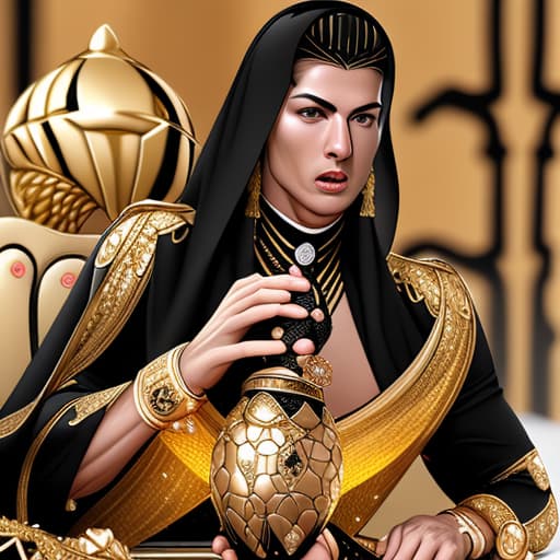  Black and gold Arabic perfume bottle with inspiration of Cristiano Ronaldo in Saudi Arabia