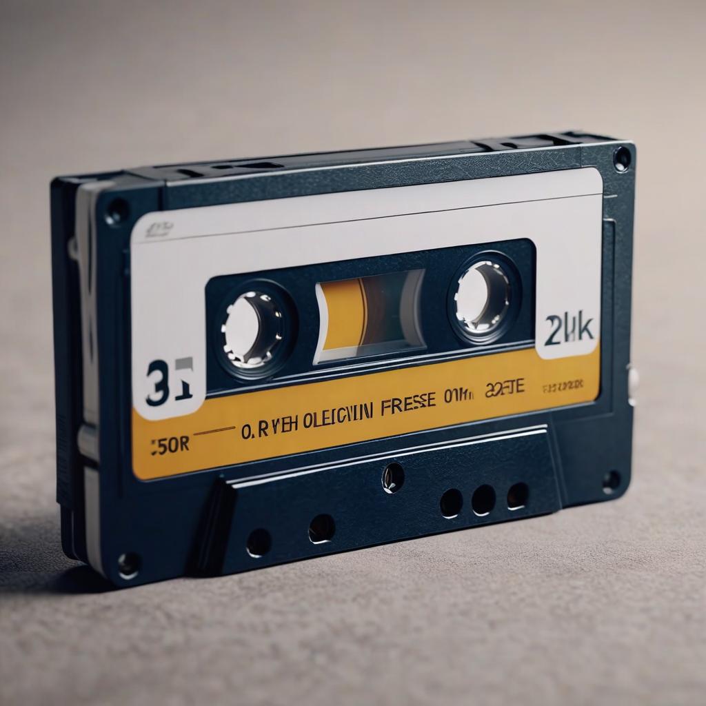  blank cassette tape. realism. baroque. detailed. 4k. octane render. 3d, cinematic film style, shallow depth of field, vignette, highly detailed, high budget, bokeh, cinemascope, moody, epic, gorgeous, film grain, grainy