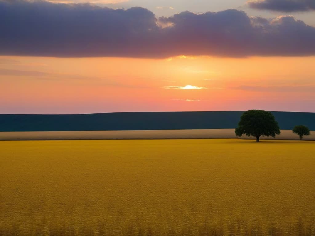  high resolution photo of amber waves of grain, beautiful field of wheat growing