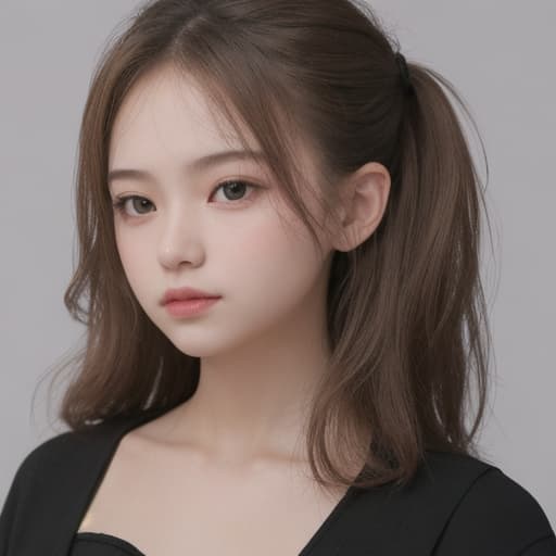  girl, best quality, solo, headshot, simple background