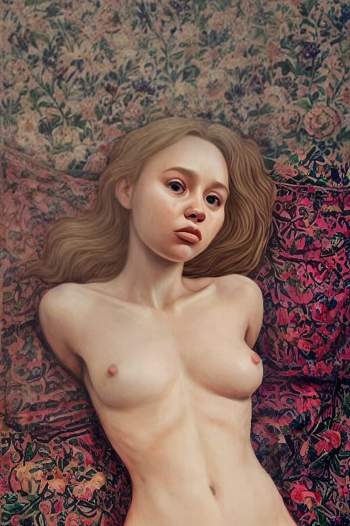  —s Hyperrealistic, Amy Forsyth, Full body, naked