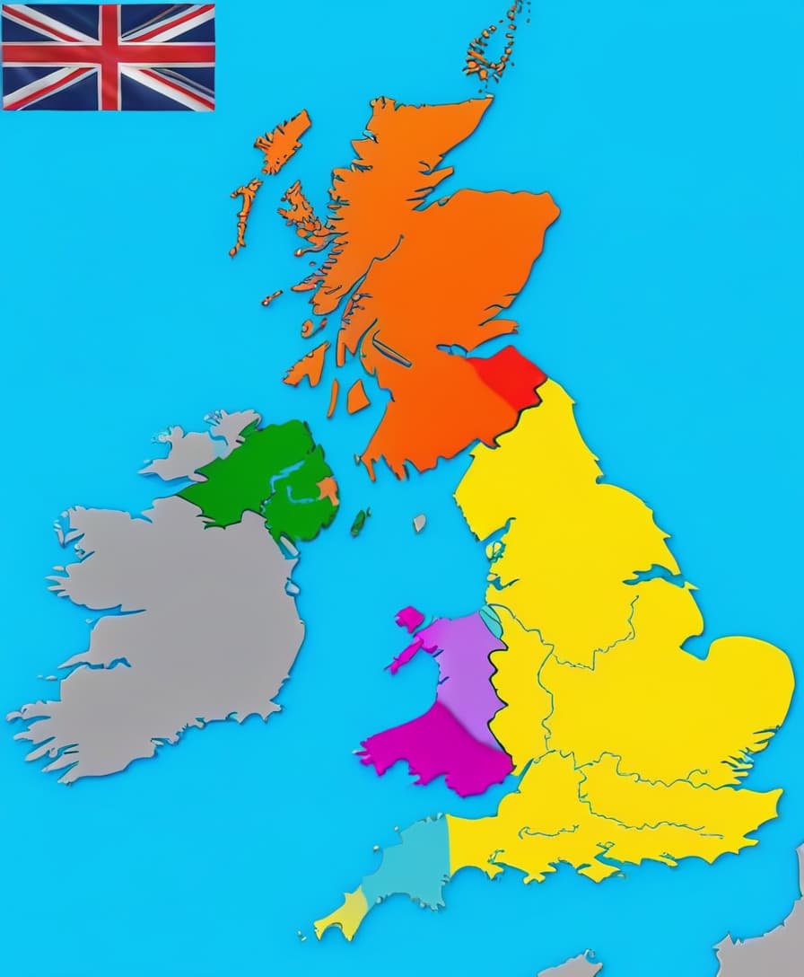  map of the united kingdom hyperrealistic, full body, detailed clothing, highly detailed, cinematic lighting, stunningly beautiful, intricate, sharp focus, f/1. 8, 85mm, (centered image composition), (professionally color graded), ((bright soft diffused light)), volumetric fog, trending on instagram, trending on tumblr, HDR 4K, 8K