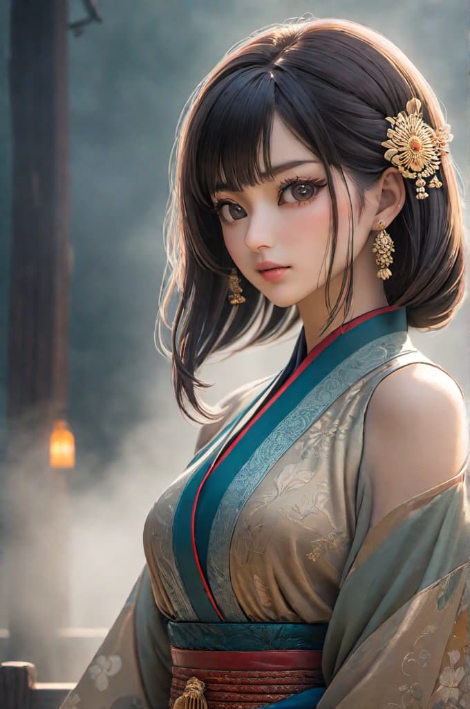  japonesa pelada hyperrealistic, full body, detailed clothing, highly detailed, cinematic lighting, stunningly beautiful, intricate, sharp focus, f/1. 8, 85mm, (centered image composition), (professionally color graded), ((bright soft diffused light)), volumetric fog, trending on instagram, trending on tumblr, HDR 4K, 8K