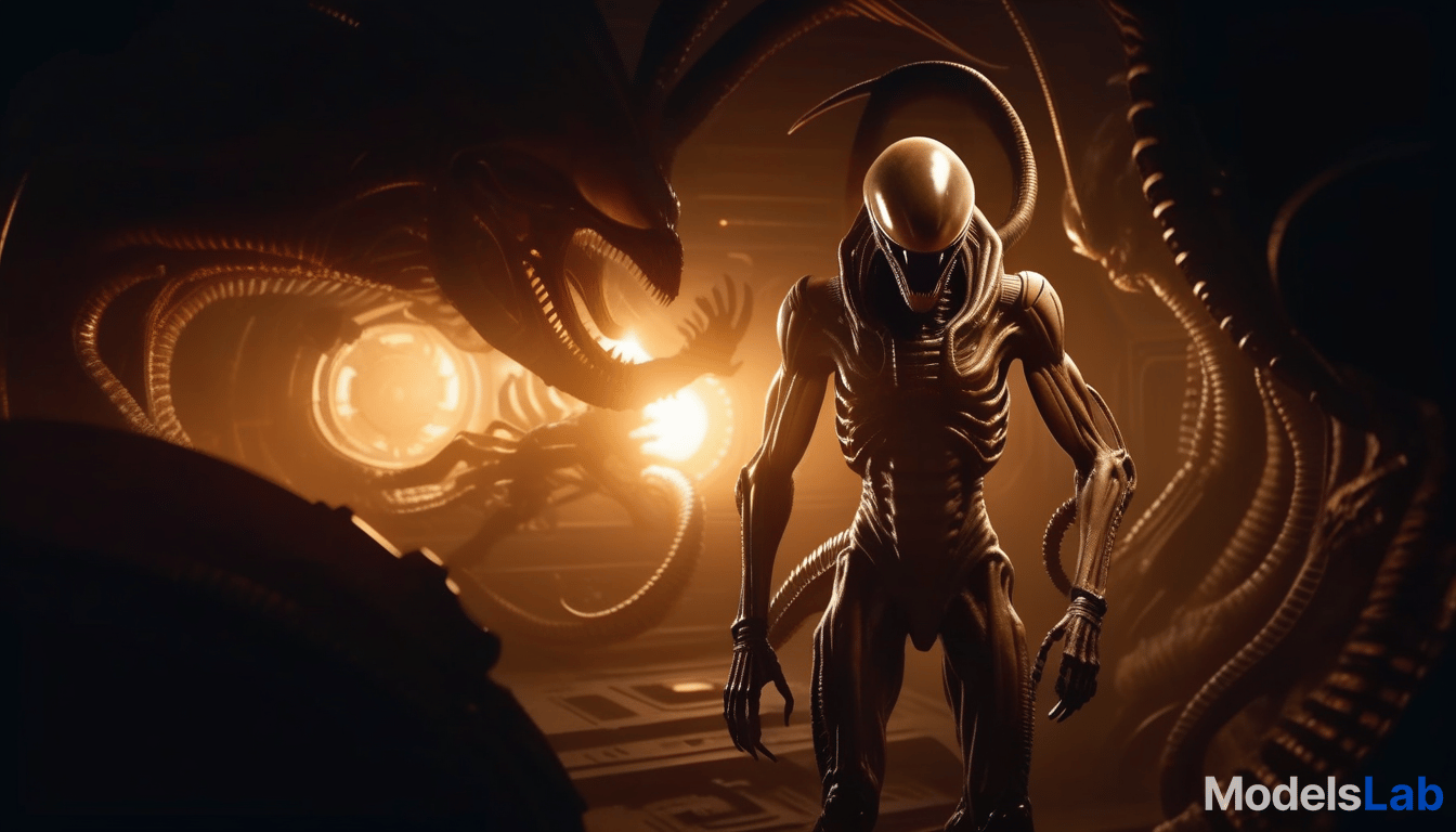  xenomorph, female, monster, space, realism, horror, bio, mechanics, ancient egypt