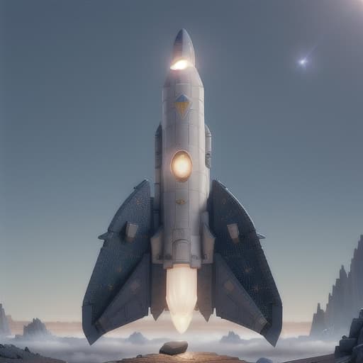  space rocket destroys asteroids hyperrealistic, full body, detailed clothing, highly detailed, cinematic lighting, stunningly beautiful, intricate, sharp focus, f/1. 8, 85mm, (centered image composition), (professionally color graded), ((bright soft diffused light)), volumetric fog, trending on instagram, trending on tumblr, HDR 4K, 8K