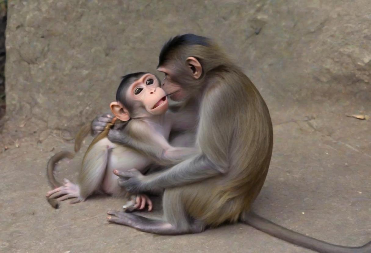  monkey makes love to a human