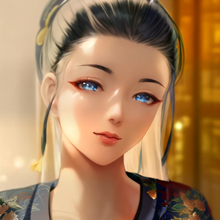  china like scenery, sauce, black hair, hair short, shiraki lotus, aristocratic, blue and black kimonos, blue eyes, one person, masterpiece, best quality,8k,ultra detailed,high resolution,an extremely delicate and beautiful,hyper detail hyperrealistic, full body, detailed clothing, highly detailed, cinematic lighting, stunningly beautiful, intricate, sharp focus, f/1. 8, 85mm, (centered image composition), (professionally color graded), ((bright soft diffused light)), volumetric fog, trending on instagram, trending on tumblr, HDR 4K, 8K