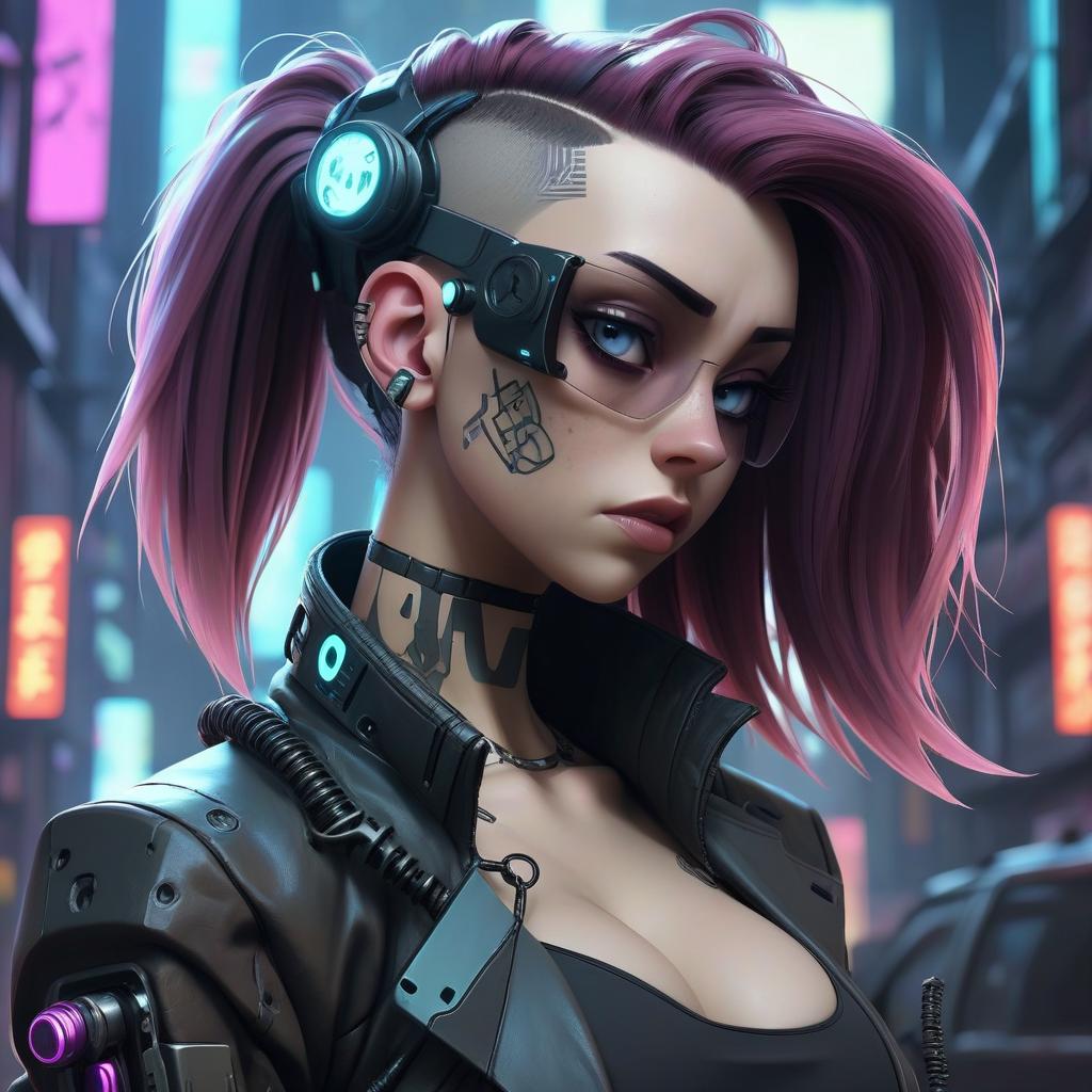  , cyberpunk, girls, 