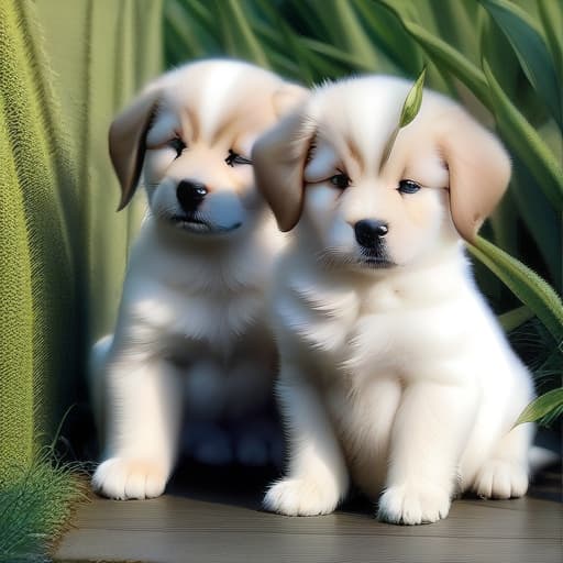  two puppies