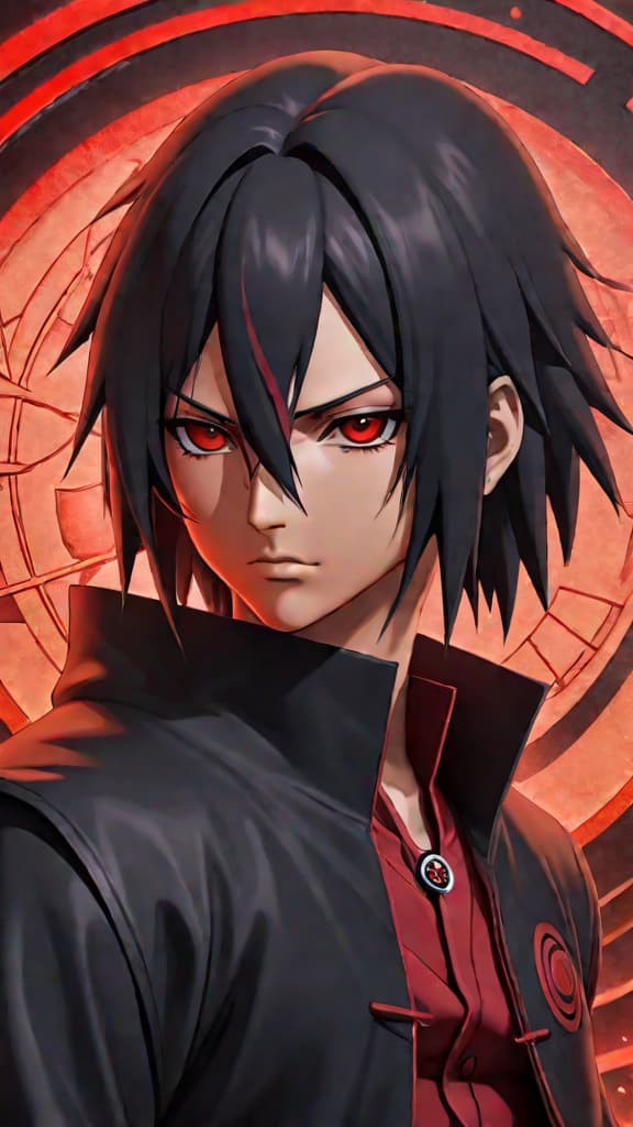  anime art: itachi uchiha's enhanced mangekyou sharingan powers altering the akatsuki's plans in naruto universe. hyperrealistic, full body, detailed clothing, highly detailed, cinematic lighting, stunningly beautiful, intricate, sharp focus, f/1. 8, 85mm, (centered image composition), (professionally color graded), ((bright soft diffused light)), volumetric fog, trending on instagram, trending on tumblr, HDR 4K, 8K