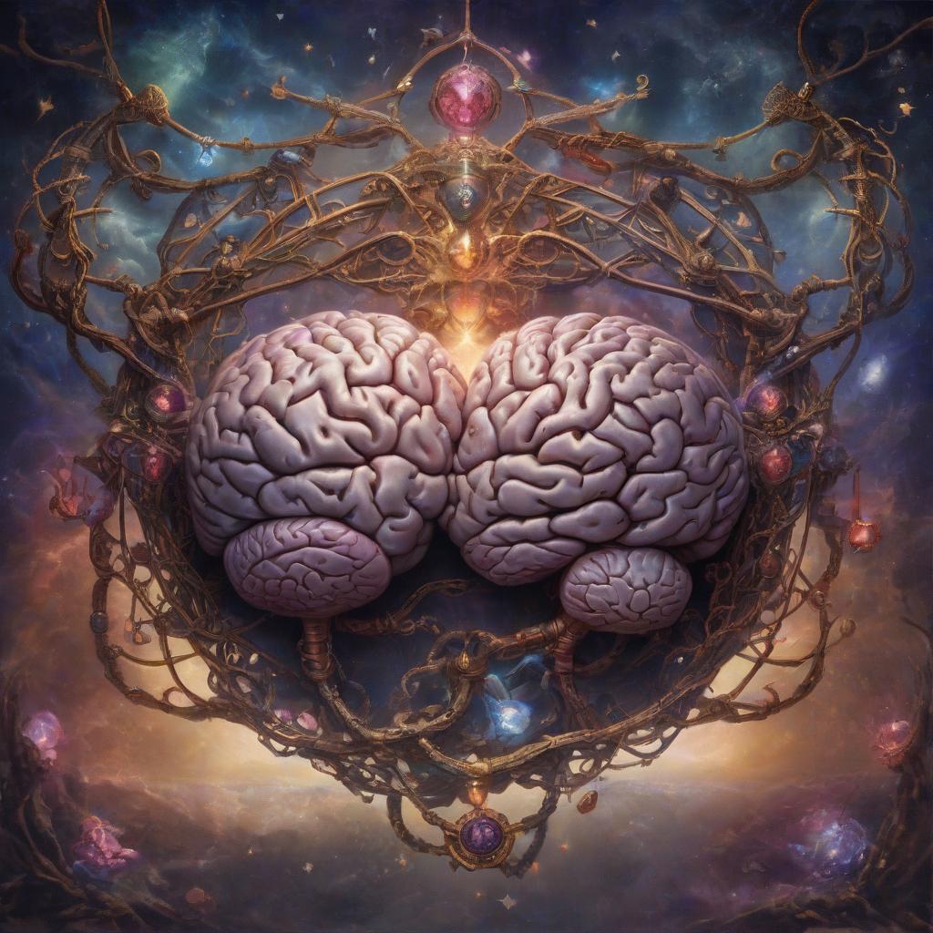  two brains connected by a magical connection, hkmagic