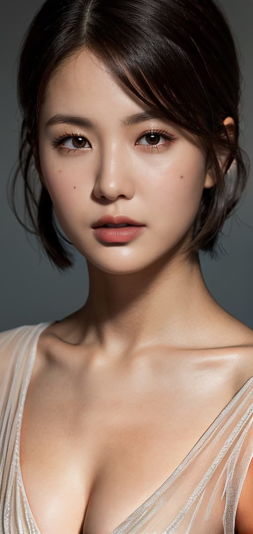  Best quality, masterpiece, ultra high res, (photorealistic:1.4), raw photo, (detail face:1.3), (realistic skin), deep shadow, dramatic lighting, feminine, stylish, short hair, fair skin, dress, round face, chubby cheeks, elegant, fashionable, trendy, chic, sophisticated, glamorous, radiant, charming, graceful, alluring, poised, trendy, modern, deep shadow, dramatic lighting, portrait, portrait size, unedited, symmetrical balance