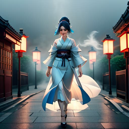  ghost,pokemon,kyoto hyperrealistic, full body, detailed clothing, highly detailed, cinematic lighting, stunningly beautiful, intricate, sharp focus, f/1. 8, 85mm, (centered image composition), (professionally color graded), ((bright soft diffused light)), volumetric fog, trending on instagram, trending on tumblr, HDR 4K, 8K