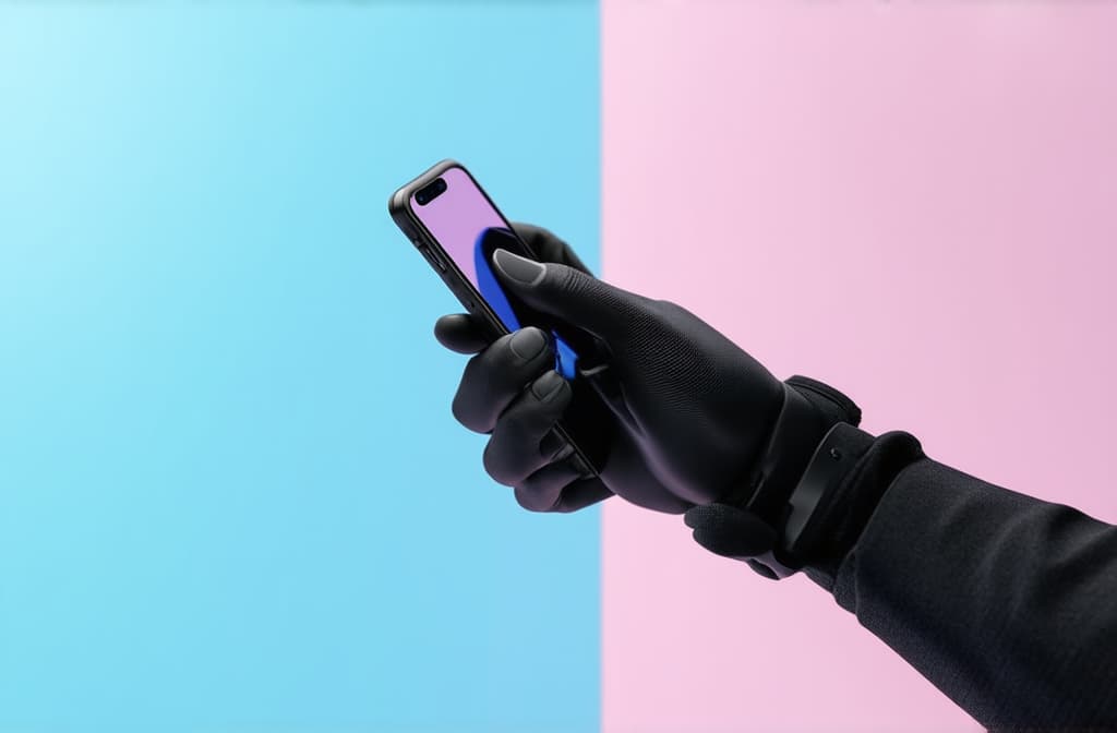  professional detailed photography, 3d rendering mannequin hands holding smartphone gadget, electronic device isolated on colorful pastel background, minimal concept, simple clean design. remote control. prosthetic limb ar 3:2, (muted colors, dim colors, soothing tones), (vsco:0.3)