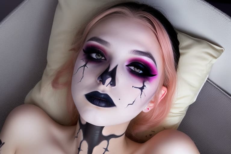  Dead girl wearing makeup