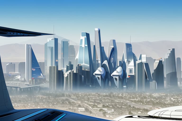  Futuristic Photorealistic view of California