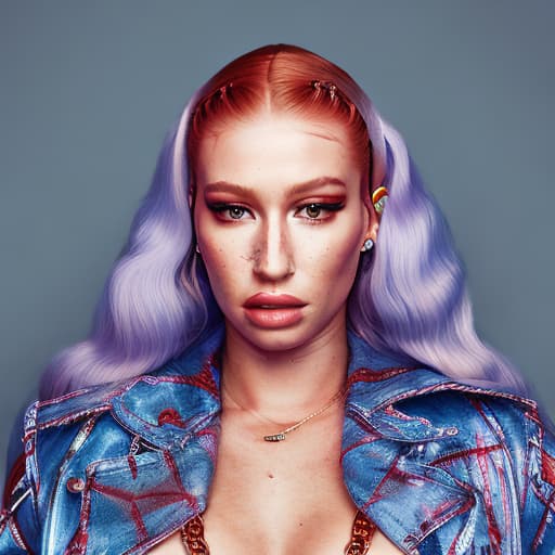 portrait+ style Iggy Azalea queer face