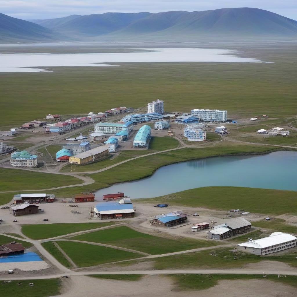  Bilibino city in Chukotka