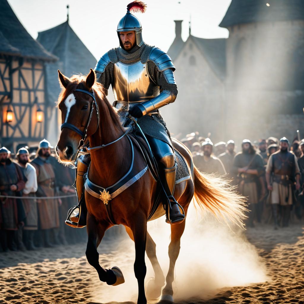  actual 4k, a man riding horse, medieval times, detailed armor, detailed face, real hyperrealistic, full body, detailed clothing, highly detailed, cinematic lighting, stunningly beautiful, intricate, sharp focus, f/1. 8, 85mm, (centered image composition), (professionally color graded), ((bright soft diffused light)), volumetric fog, trending on instagram, trending on tumblr, HDR 4K, 8K