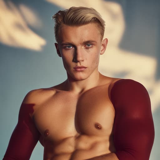 portrait+ style Russian LGBT queer twink blonde hunk dude face