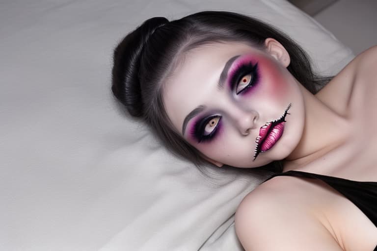  Dead girl wearing makeup