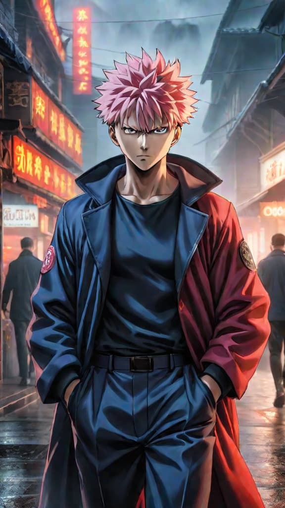  anime art of gojo satoru from jujutsu kaisen, showcasing his six eyes reducing energy costs to zero in battle. hyperrealistic, full body, detailed clothing, highly detailed, cinematic lighting, stunningly beautiful, intricate, sharp focus, f/1. 8, 85mm, (centered image composition), (professionally color graded), ((bright soft diffused light)), volumetric fog, trending on instagram, trending on tumblr, HDR 4K, 8K