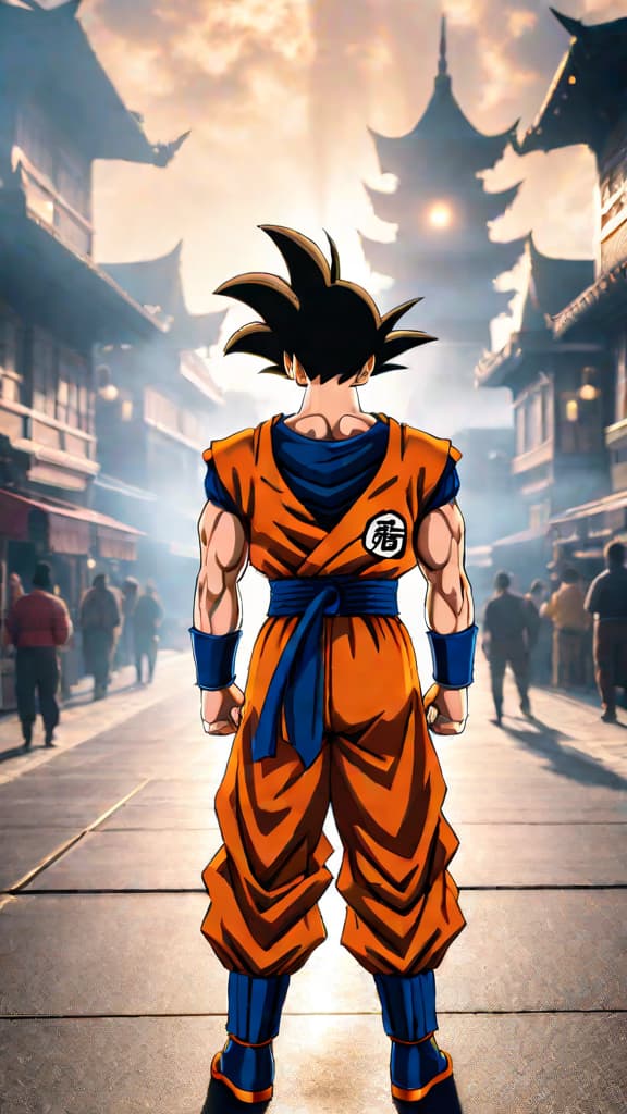  create an anime art of "dragon ball" showcasing an undiscovered super saiyan form surpassing goku and vegeta's abilities. hyperrealistic, full body, detailed clothing, highly detailed, cinematic lighting, stunningly beautiful, intricate, sharp focus, f/1. 8, 85mm, (centered image composition), (professionally color graded), ((bright soft diffused light)), volumetric fog, trending on instagram, trending on tumblr, HDR 4K, 8K