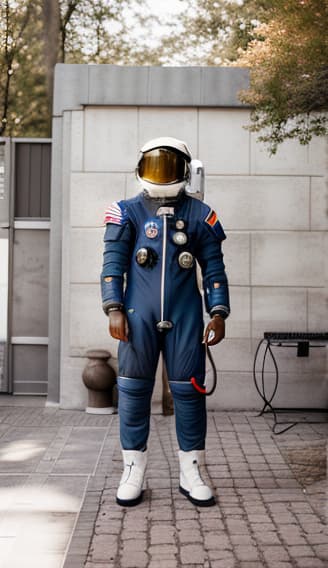  Astronaut style, full body, space suit, Astronaut helmet