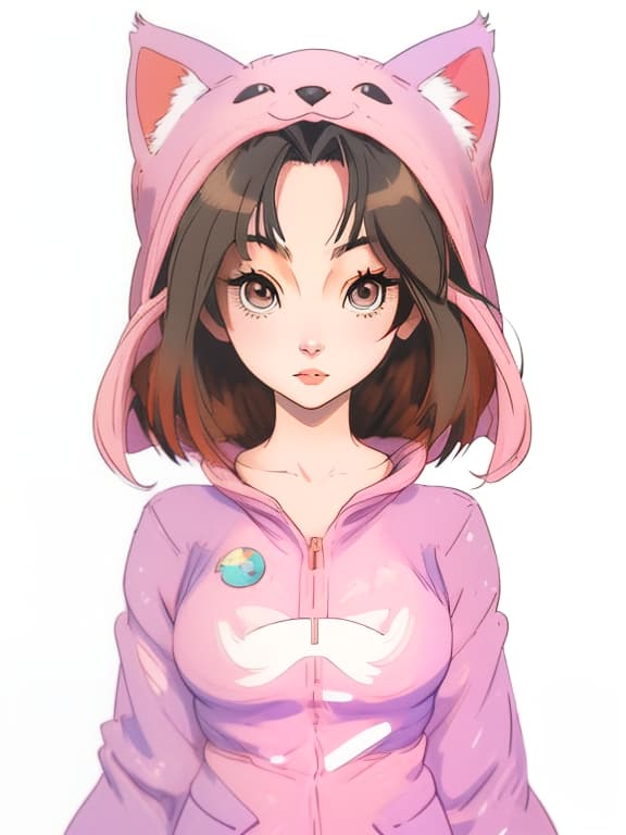  A young with nut hair and dark eyes in a fur lined coat in the shape of a cat., (Studio ghibli style, Art by Hayao Miyazaki:1.2), Anime Style, Manga Style, Hand drawn, cinematic sensual, Sharp focus, humorous ilration, big depth of field, Masterpiece, concept art, trending on artstation, Vivid colors, Simplified style, trending on ArtStation, trending on CGSociety, Intricate, Vint colors, Soft Shading, Simplistic Features, Sharp Angles,  hyperrealistic, full body, detailed clothing, highly detailed, cinematic lighting, stunningly beautiful, intricate, sharp focus, f/1. 8, 85mm, (centered image composition), (professionally color graded), ((bright soft diffused light)), volumetric fog, trending on instagram, trending on tumblr, HDR 4K, 8K