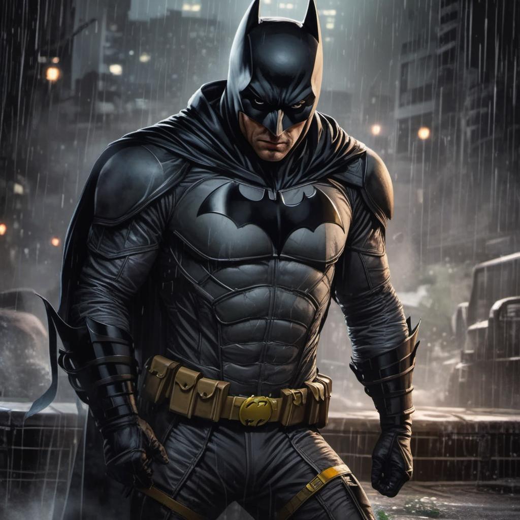  robin from batman kidnapped and handcuffed head to toe standing up in pain, profile image style