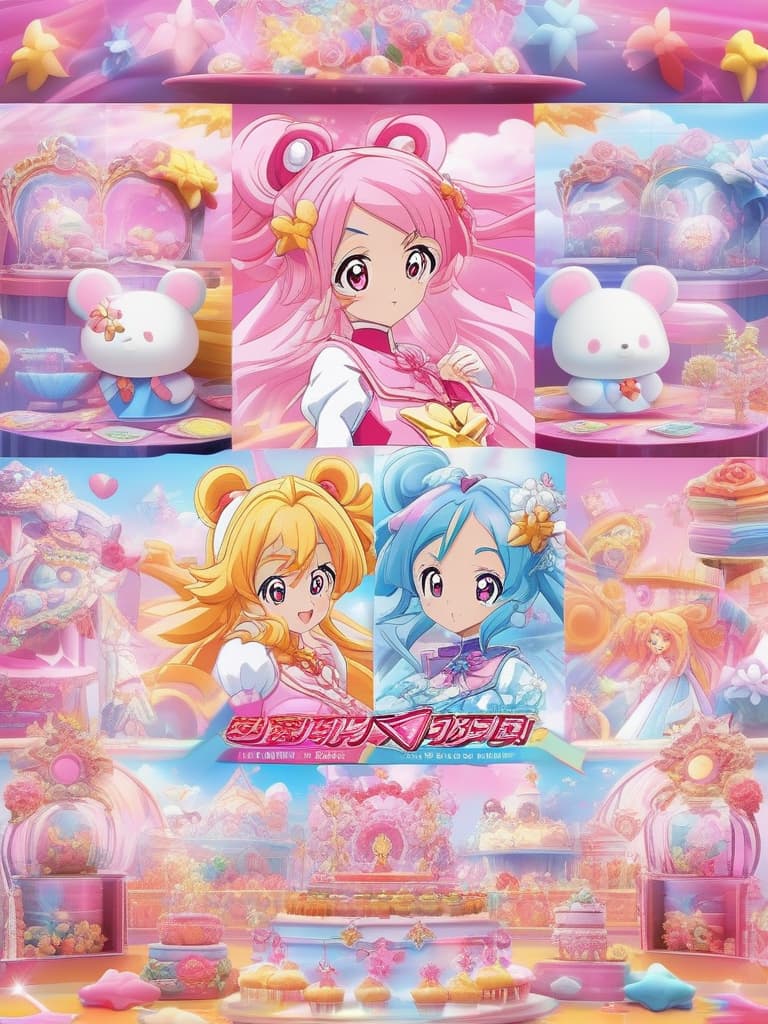  pretty cure style, (2girls: 1.2), ((pink long hair pretty cure: 1.2, 😄), ((break: 1.4))), (((break: 1.4))), ((((break) bob cut pretty cure: 1.5, 😑))), back to back , ((presed bare hip hip: 1.5))), (infant body shaped), open mouth, happy smile: 1.2 e, best quality: 1.4, masterpiece: 1.4 , ultra detailed texture, absurd resolution, 8k illustration, 💩: 0.00.00.