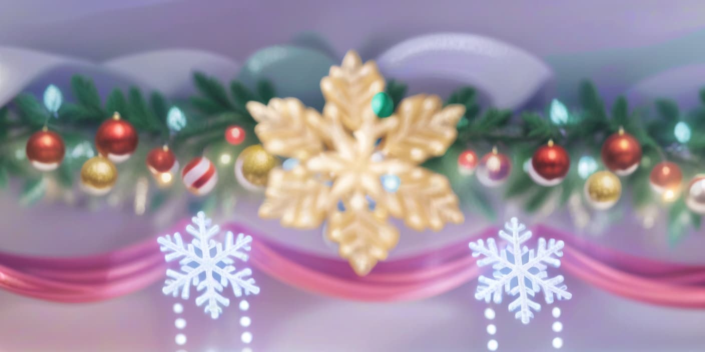  breathtaking christmas decoration snowflake . award winning, professional, highly detailed, civitai