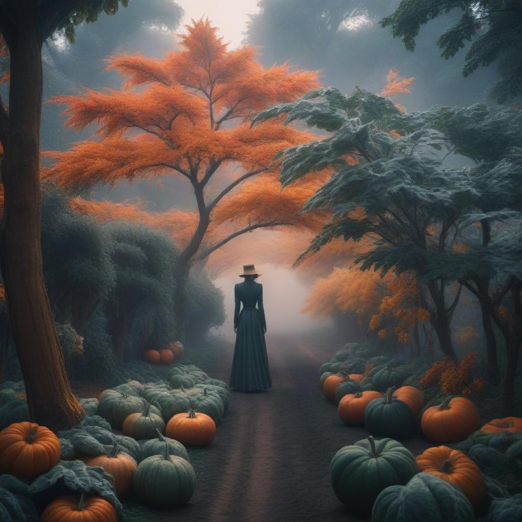  A gorgeous harvest hyperrealistic, full body, detailed clothing, highly detailed, cinematic lighting, stunningly beautiful, intricate, sharp focus, f/1. 8, 85mm, (centered image composition), (professionally color graded), ((bright soft diffused light)), volumetric fog, trending on instagram, trending on tumblr, HDR 4K, 8K