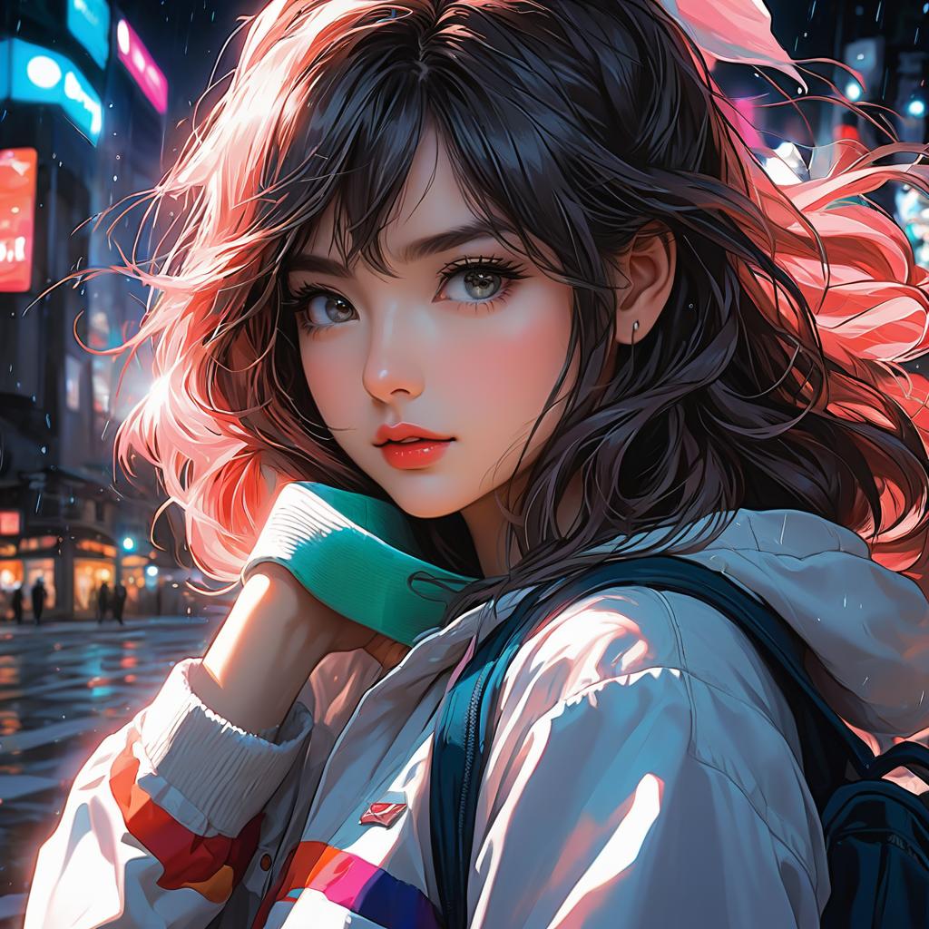  beautiful woman, anime artwork, anime style, key visual, vibrant, studio anime, highly detailed