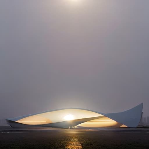  museum, modern architecture, shaped like sailboat, wood, sailcloth, steel, triangular sail, elongated hull, sunlit, urban skyline backdrop hyperrealistic, full body, detailed clothing, highly detailed, cinematic lighting, stunningly beautiful, intricate, sharp focus, f/1. 8, 85mm, (centered image composition), (professionally color graded), ((bright soft diffused light)), volumetric fog, trending on instagram, trending on tumblr, HDR 4K, 8K