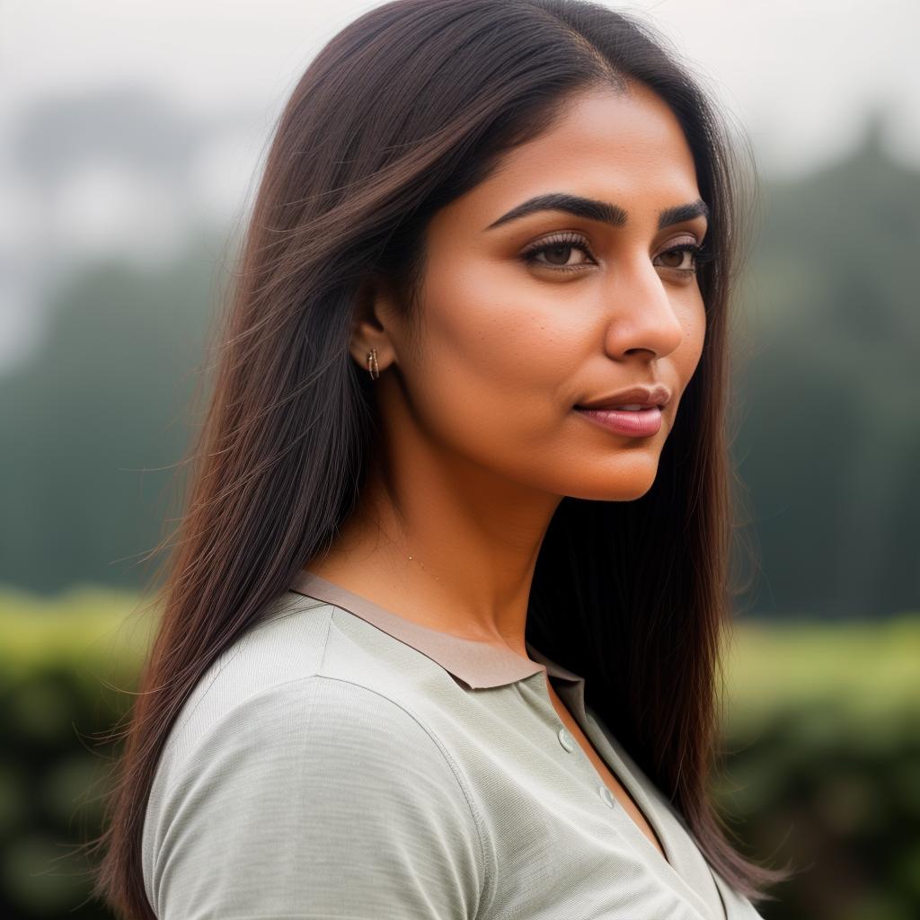  (((realistic full torso frontal head shot of a light brown to medium brown skin tone woman))), aarti sangeeta wadhwa, ((indian heritage)), immature face, brown eye color, ((straight hair style)), ((black hair color)), (( body type)), medium size, athletic size, (immature broad rounded nose), (immature defined cheekbones), (immature soft jawline), (immature medium lips), (immature wide forehead), (immature natural eyebrows), (immature dimpled chin), standing straight looking directly into the camera,((wearing fitted polo shirt with deep v neck and monogrammed pocket)), backyard in background, 1girl, best quality, highest quality, award winning photo, masterpiece, raw, professional photography, photorealism, sharp focus hyperrealistic, full body, detailed clothing, highly detailed, cinematic lighting, stunningly beautiful, intricate, sharp focus, f/1. 8, 85mm, (centered image composition), (professionally color graded), ((bright soft diffused light)), volumetric fog, trending on instagram, trending on tumblr, HDR 4K, 8K