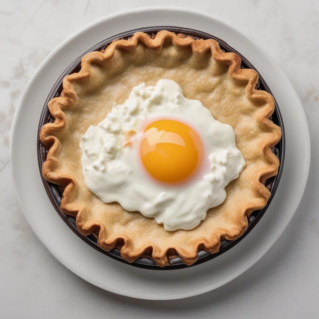  realistic close up portrait meal photo of (((Barbaadian pie))), with (Chicken egg, Whole wheat flour, Milk, Butter, Almond extract, Chemical baking powder, White sugar), ((served in a white plate)), ((with white background)), (((Healthy Eating Plate))), (((Harvard Eating Plate))), ((food photography)), with macro lens, shallow depth of field, highly detailed, natural lighting, natural colors, photorealism, Canon EOS R3, nikon, f/1.4, ISO 200, 1/160s, 8K, RAW, unedited, in-frame hyperrealistic, full body, detailed clothing, highly detailed, cinematic lighting, stunningly beautiful, intricate, sharp focus, f/1. 8, 85mm, (centered image composition), (professionally color graded), ((bright soft diffused light)), volumetric fog, trending on instagram, trending on tumblr, HDR 4K, 8K