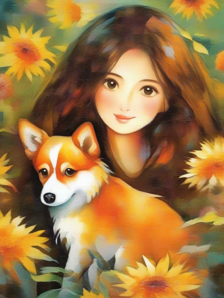  (jigsaw puzzle style screen,painting style:1.2)(separated by 1 piece:1.2)master piece (1 cute dog pomeranian:1.2)(jigsaw puzzle style composition:1.2)(1 piece off:1.2)super analysis,high quality,16k