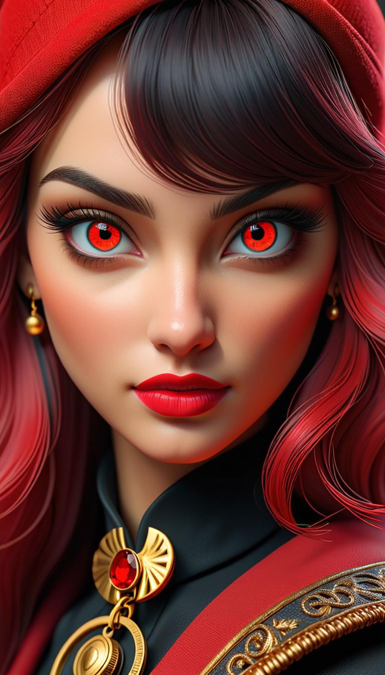  professional 3d model of red eyes in the dark . rendered with octane, the model is highly detailed,dramatic lighting. hyperrealistic, full body, detailed clothing, highly detailed, cinematic lighting, stunningly beautiful, intricate, sharp focus, f/1. 8, 85mm, (centered image composition), (professionally color graded), ((bright soft diffused light)), volumetric fog, trending on instagram, trending on tumblr, HDR 4K, 8K