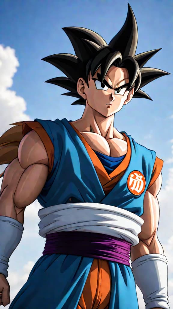  explore divine origins of saiyan power in dragon ball z, hinting at celestial connections and godly lineage. hyperrealistic, full body, detailed clothing, highly detailed, cinematic lighting, stunningly beautiful, intricate, sharp focus, f/1. 8, 85mm, (centered image composition), (professionally color graded), ((bright soft diffused light)), volumetric fog, trending on instagram, trending on tumblr, HDR 4K, 8K