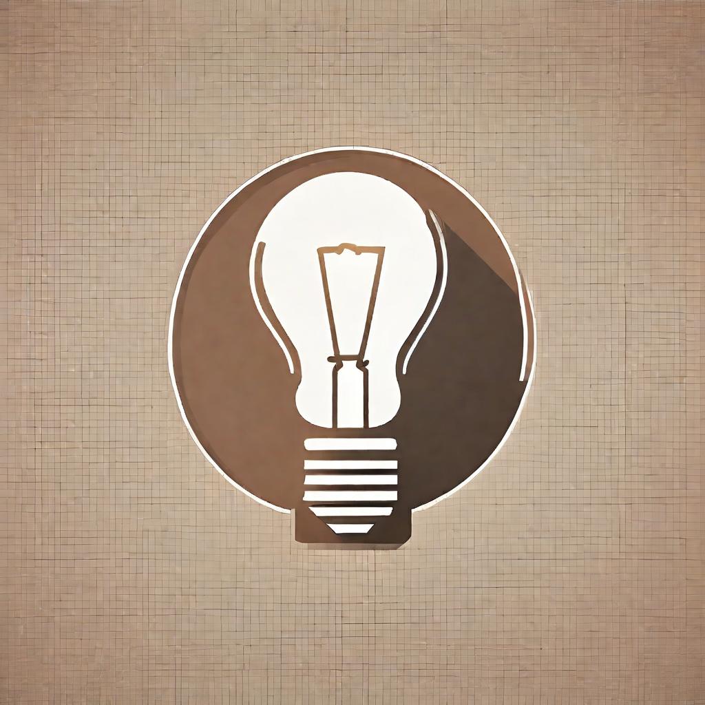  app icon of bar chart inside a light bulb