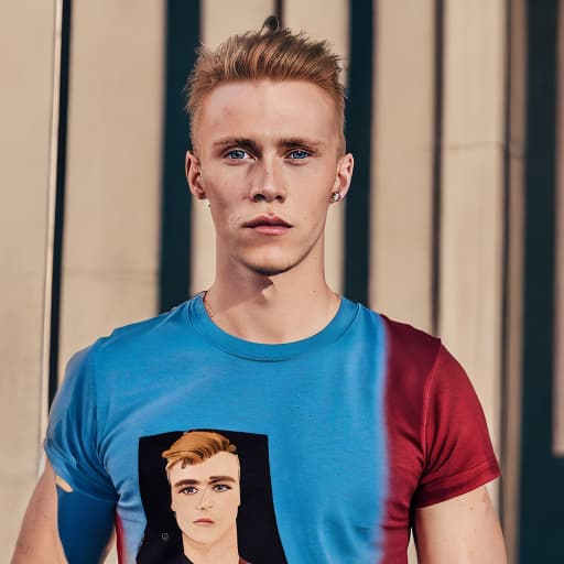 portrait+ style Czech Republic LGBT queer twink blonde hunk dude face