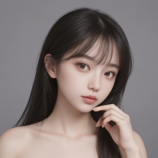  girl, best quality, solo, headshot, simple background