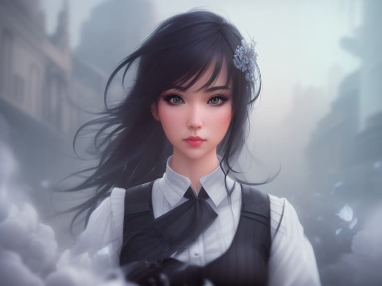  girl, painting hyperrealistic, full body, detailed clothing, highly detailed, cinematic lighting, stunningly beautiful, intricate, sharp focus, f/1. 8, 85mm, (centered image composition), (professionally color graded), ((bright soft diffused light)), volumetric fog, trending on instagram, trending on tumblr, HDR 4K, 8K